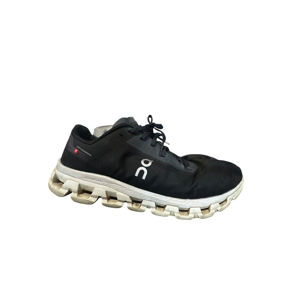 On Cloud Cloudflow 4 Black White Comfy Zero-Gravity Running Shoes Sz 12.5 Mens